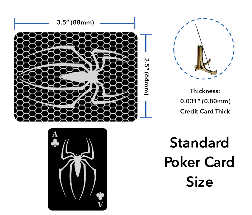 Custom Metal Playing Cards - FountainDesignStudio