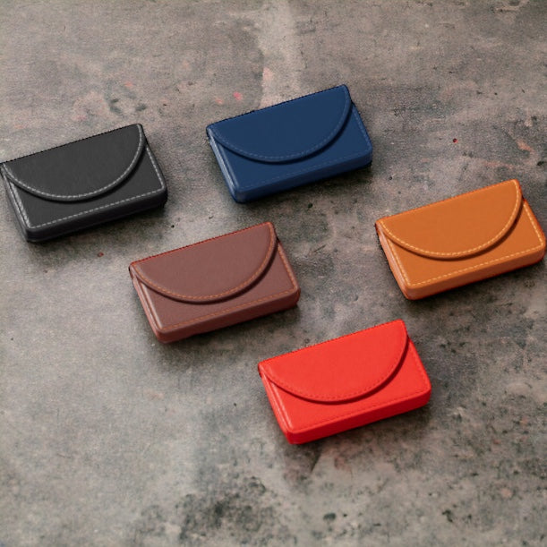 Leather Business Card Holder - FountainDesignStudio