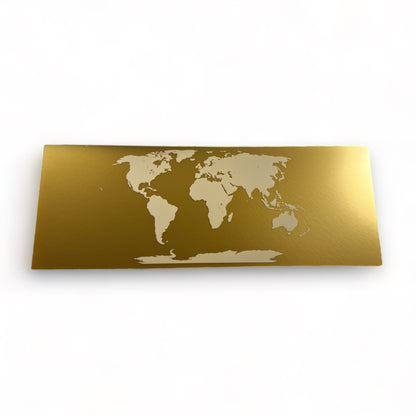 Luxury Golden Plane Ticket - FountainDesignStudio