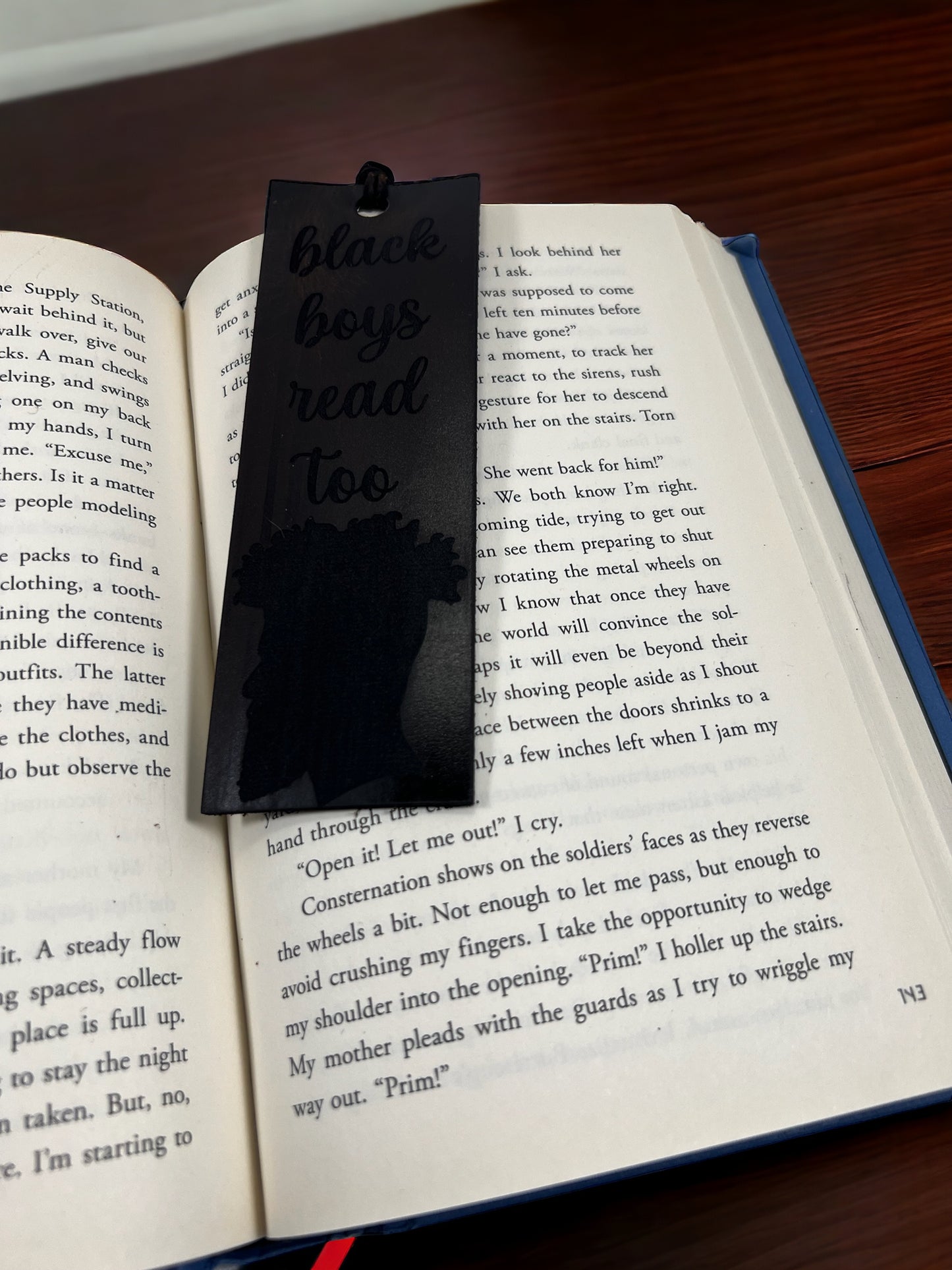 Black Boys | Leather Bookmarks - FountainDesignStudio