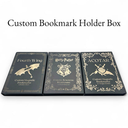 Magnetic Fourth Wing Leather Bookmarks