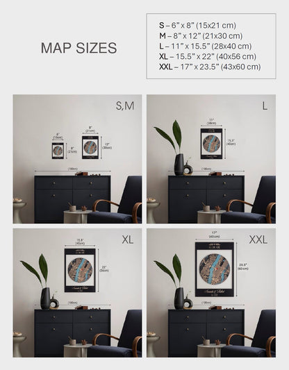 Location Wall Art - FountainDesignStudio