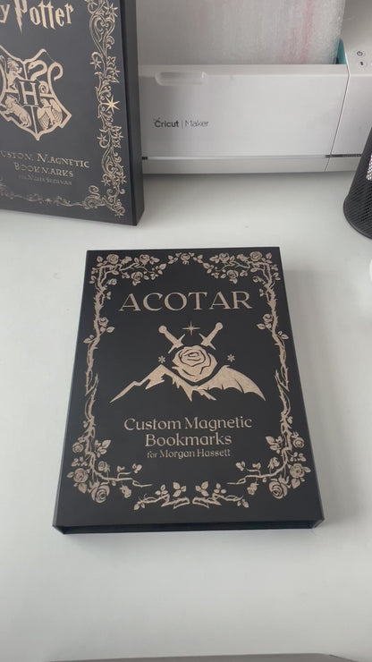 Magnetic ACOTAR Leather Bookmarks