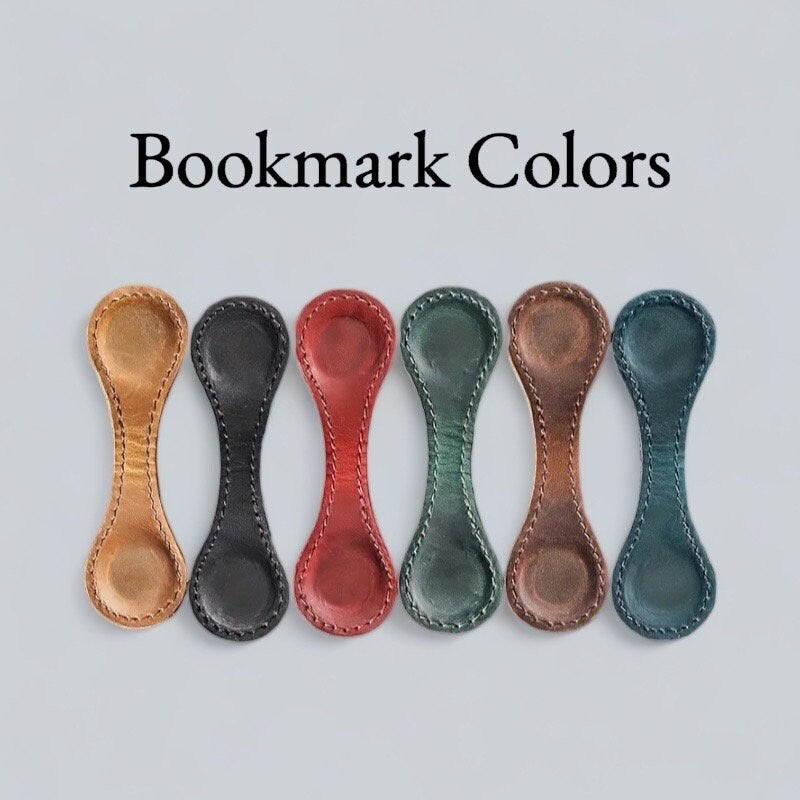 Magnetic Custom Leather Bookmarks - FountainDesignStudio